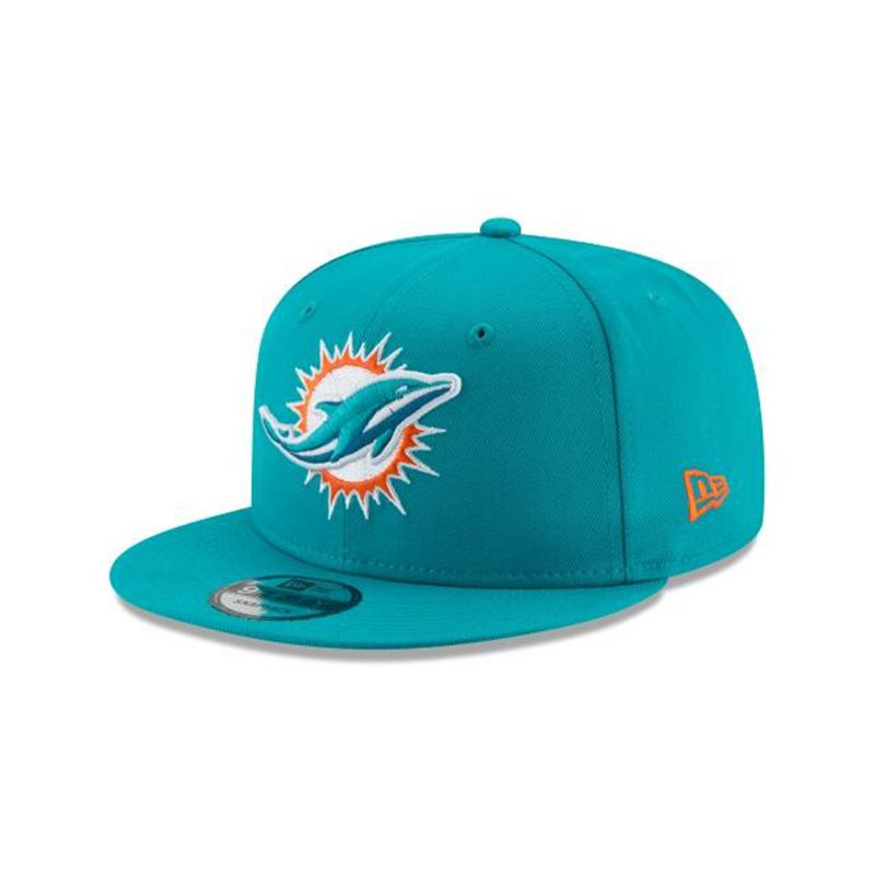 NFL Miami Dolphins Basic 9Fifty Snapback (CKB9998) - Blue New Era Caps